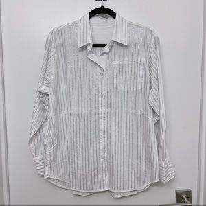 #MovingSale twinkling blouse 
It looks like Alexander Wang but it’s NOT!!!